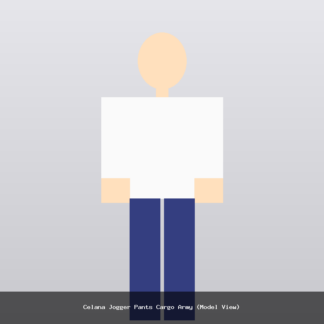 Celana Jogger Pants Cargo Army