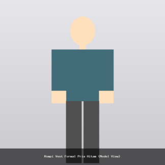 Rompi Vest Formal Pria Hitam